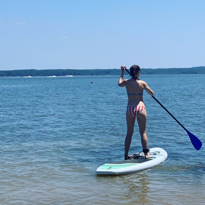Paddleboarding in the Potomac River